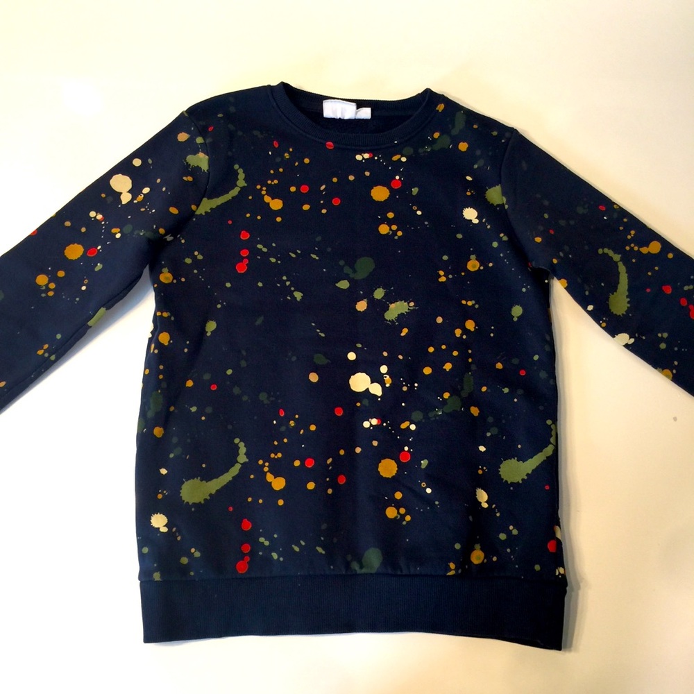 Paint splattered design sweatshirt for Kids